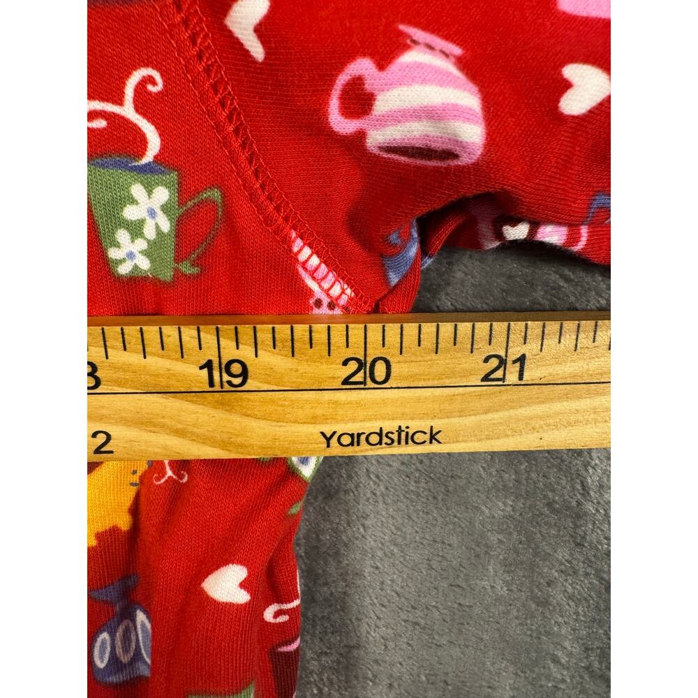 NOS NWT VTG 90s Disney Store Winnie The Pooh “Pooh Cocoa” Pajama Set Medium Red - Picture 15 of 15